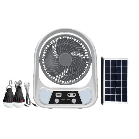 Rechargeable Solar Desk Fan