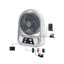 Rechargeable Solar Desk Fan