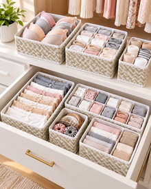 6-Piece Drawer Organizer Set